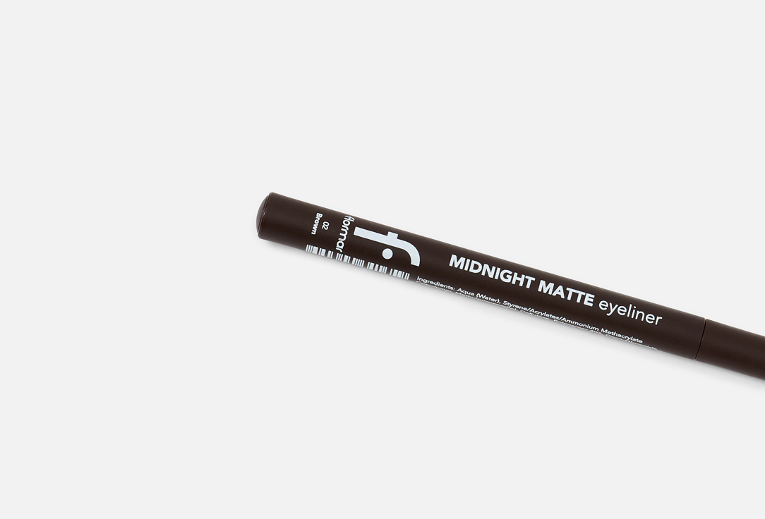 Flormar Matte Eyeliner Lightweight 02, Brown 1 ml Flormar Matte Eyeliner Lightweight