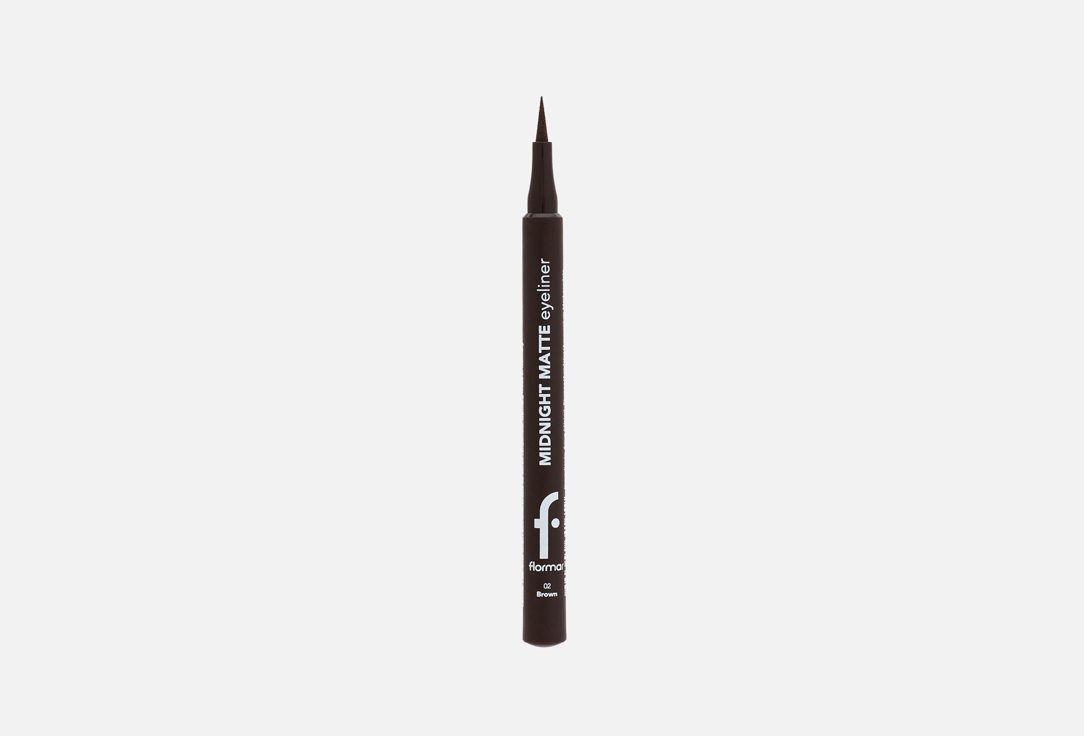 Flormar Matte Eyeliner Lightweight 02, Brown 1 ml Flormar Matte Eyeliner Lightweight
