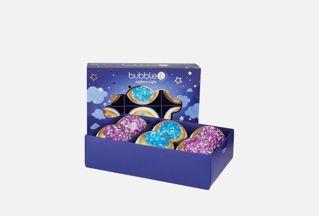 Bubble T Bath fizzer set Night time magic 6 pcs Bubble T Bath fizzer set Night time magic
