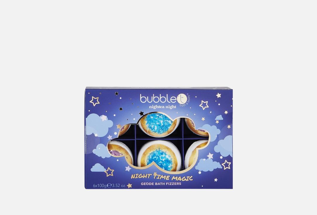 Bubble T Bath fizzer set Night time magic 6 pcs Bubble T Bath fizzer set Night time magic