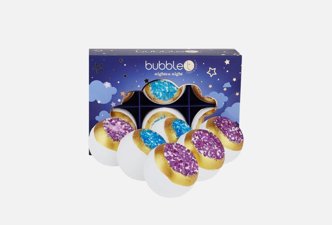 Bubble T Bath fizzer set Night time magic 6 pcs Bubble T Bath fizzer set Night time magic