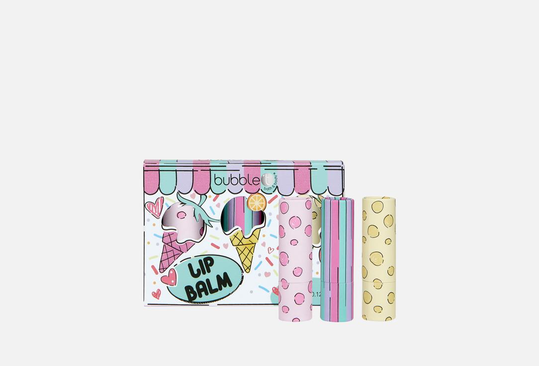 Bubble T Lip Balm Set Cartoon 3 pcs Bubble T Lip Balm Set Cartoon
