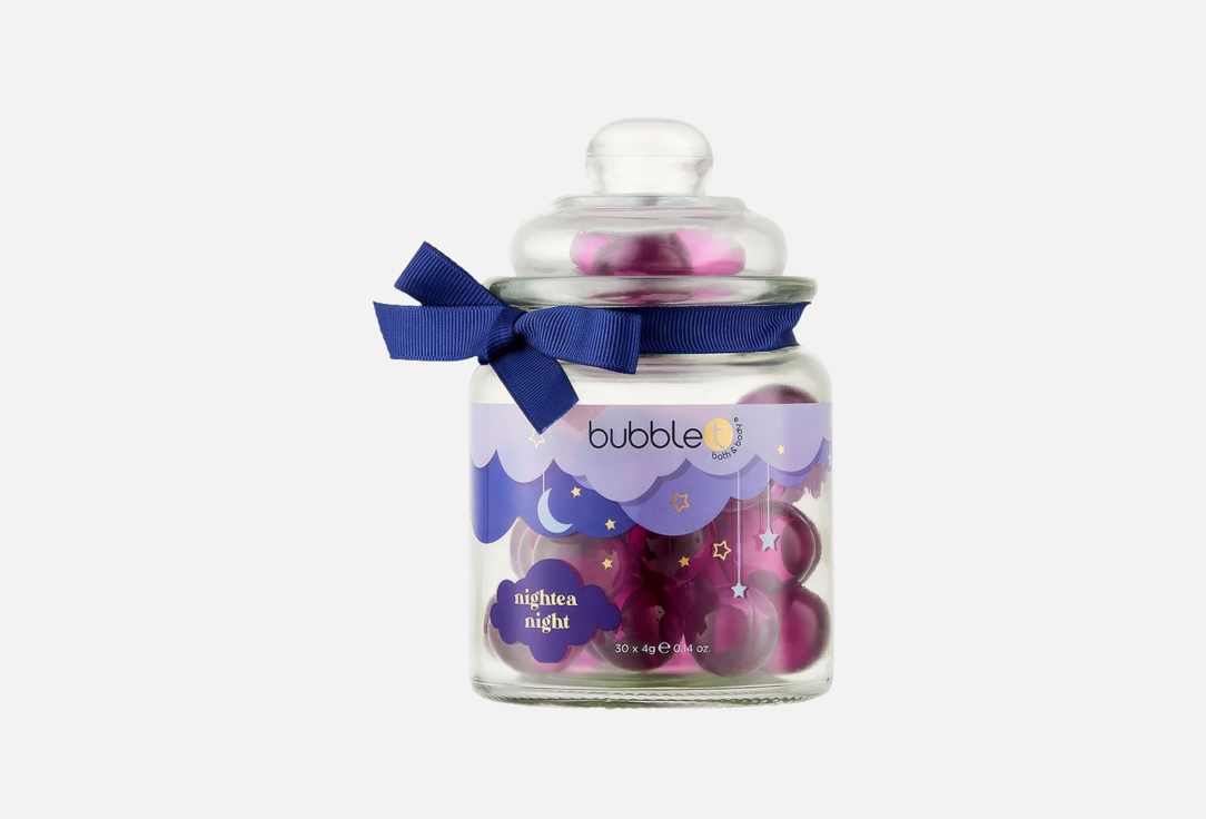 Bubble T Масляные жемчужины-бомбочки для ванны Nightea night 30 шт Bubble T Масляные жемчужины-бомбочки для ванны Nightea night