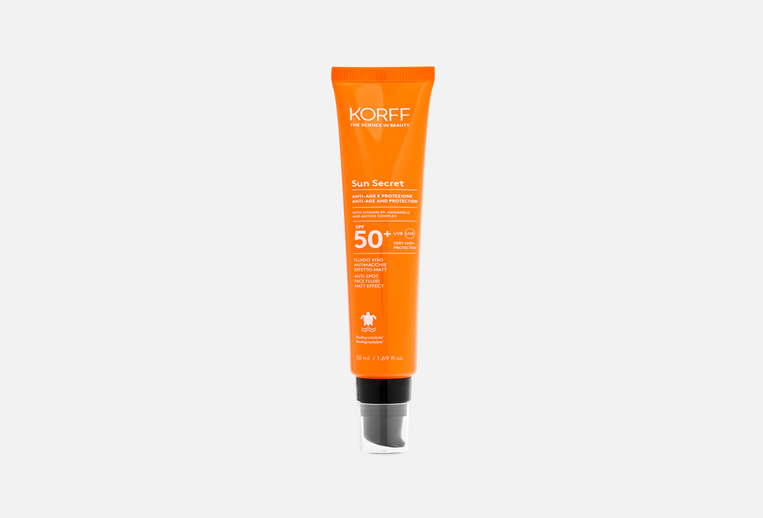 KORFF Anti aging face fluid cream spf50+ Anti-age & prot anti-spot 50 ml KORFF Anti aging face fluid cream spf50+ Anti-age & prot anti-spot