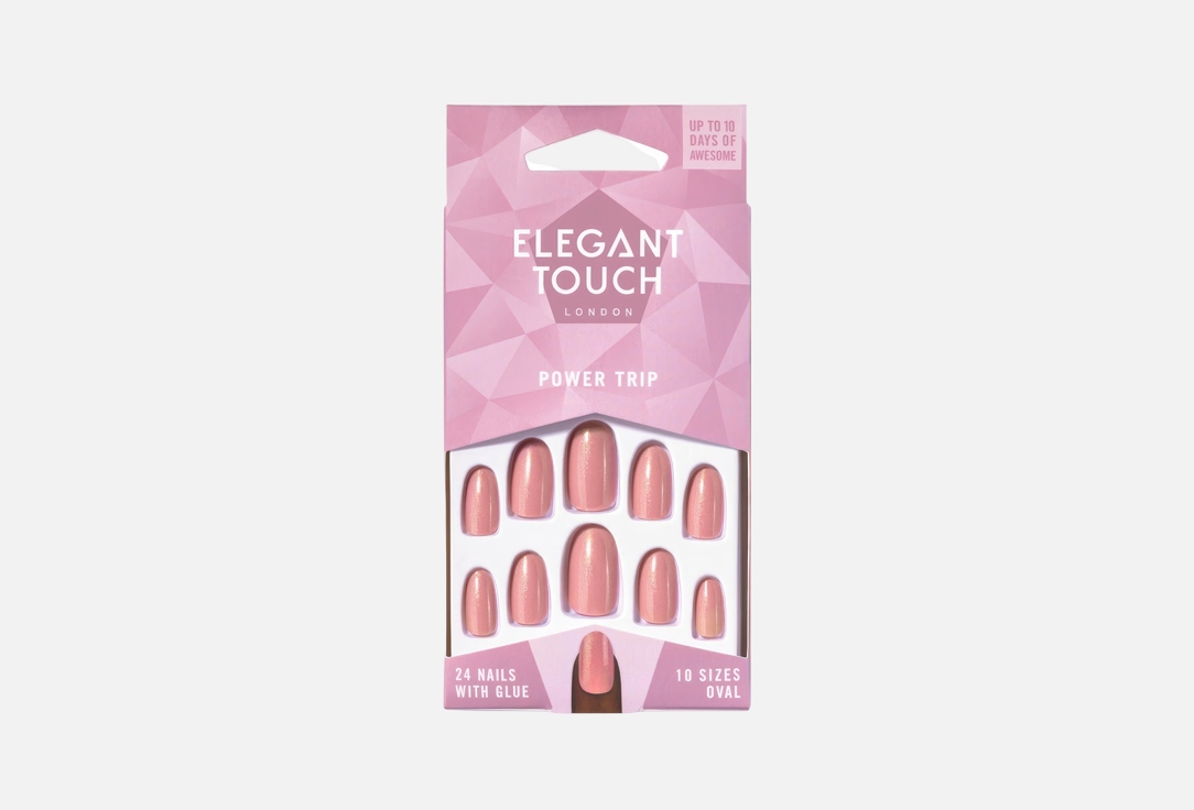 ELEGANT TOUCH False Nails Polish Power trip 24 pcs ELEGANT TOUCH False Nails Polish