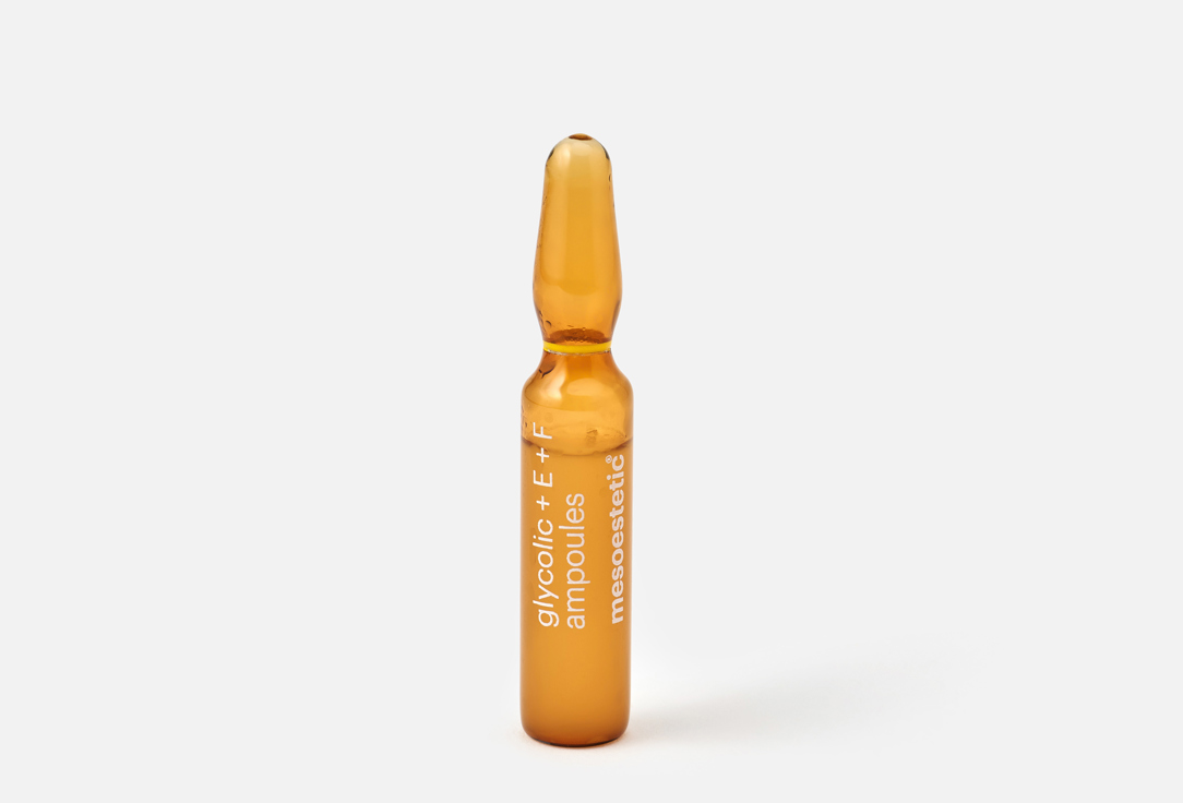 Mesoestetic Exfoliating ampoules glycolic + E + F