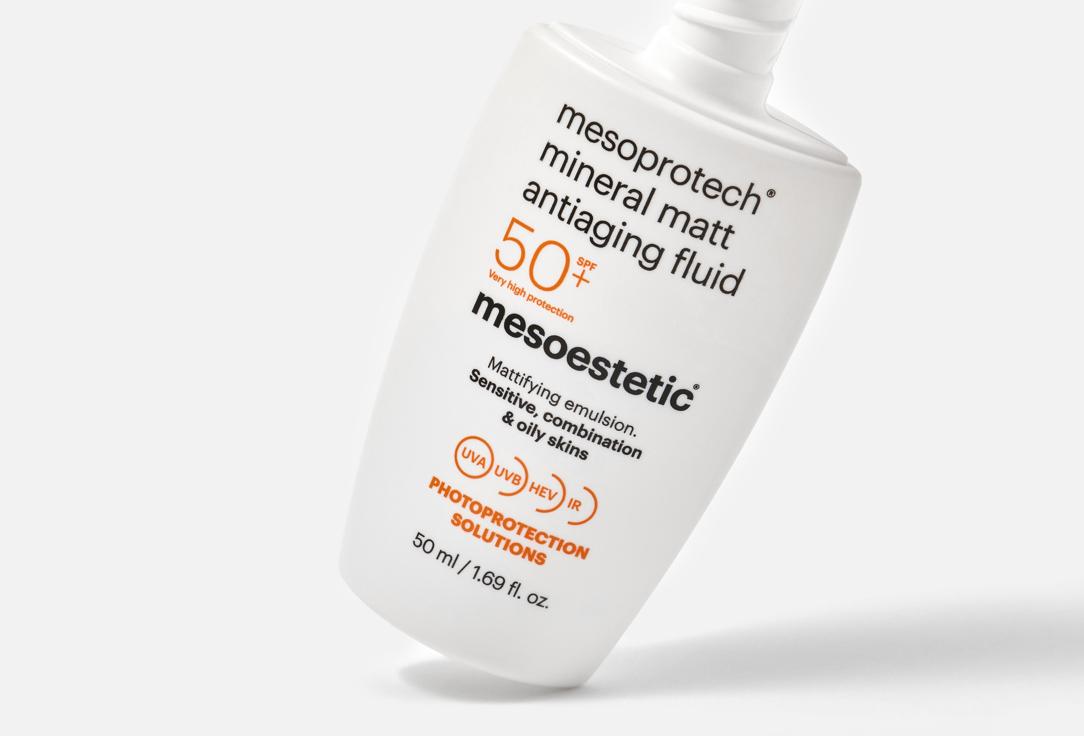 Mesoestetic mineral matt antiaging fluid SPF 50+ mesoprotech