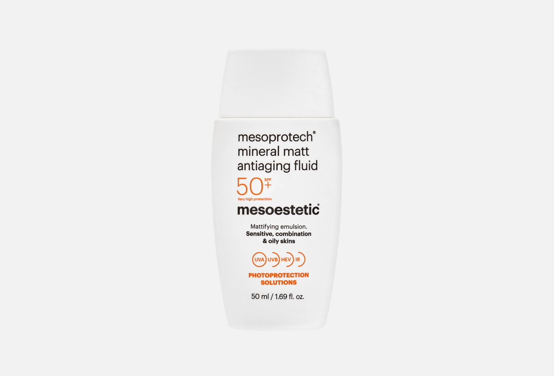 Mesoestetic mineral matt antiaging fluid SPF 50+ mesoprotech