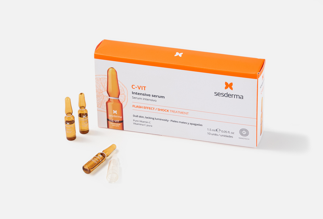 Sesderma hydrating and illuminating INTENSIVE SERUM AMPOULES C-VIT