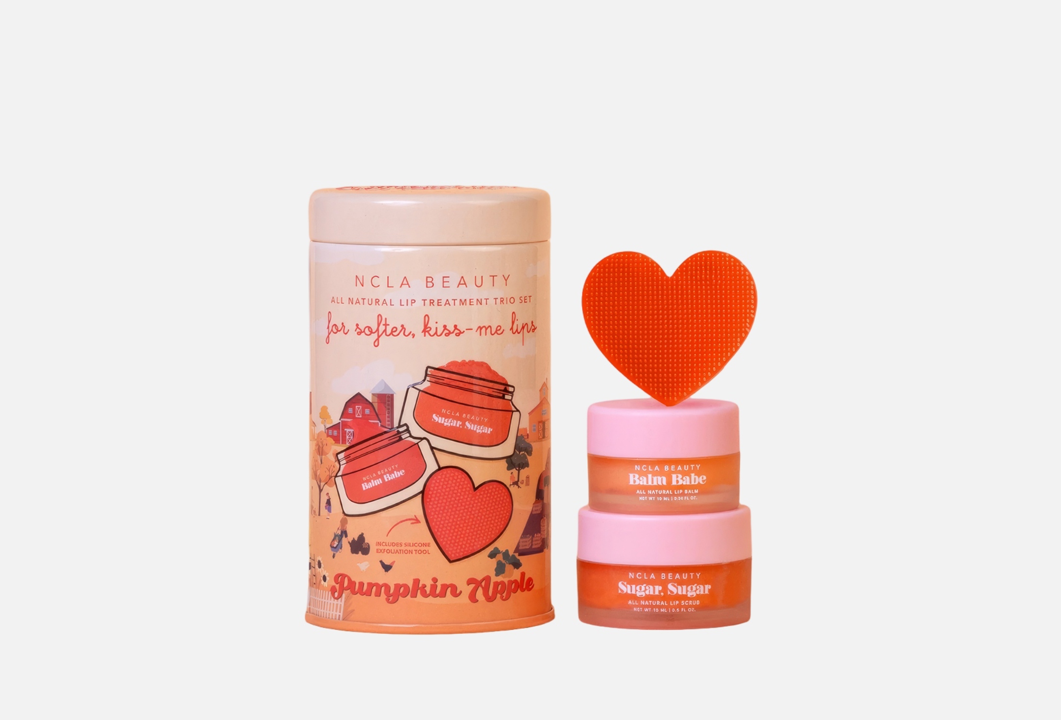 Pumpkin Apple Lip Duo + Scrubber  3 