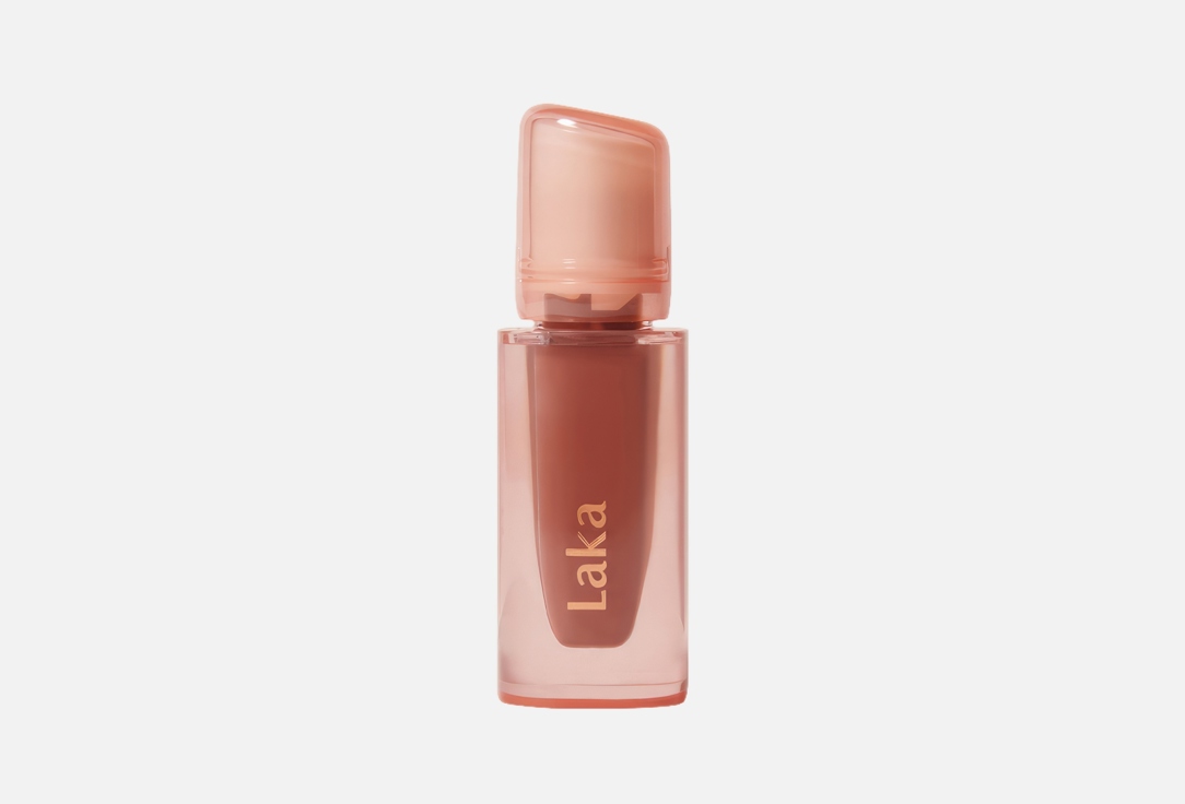 LAKA Shiny lip gloss Jelling Nude 307, Coco ring 4.5 ml LAKA Shiny lip gloss Jelling Nude