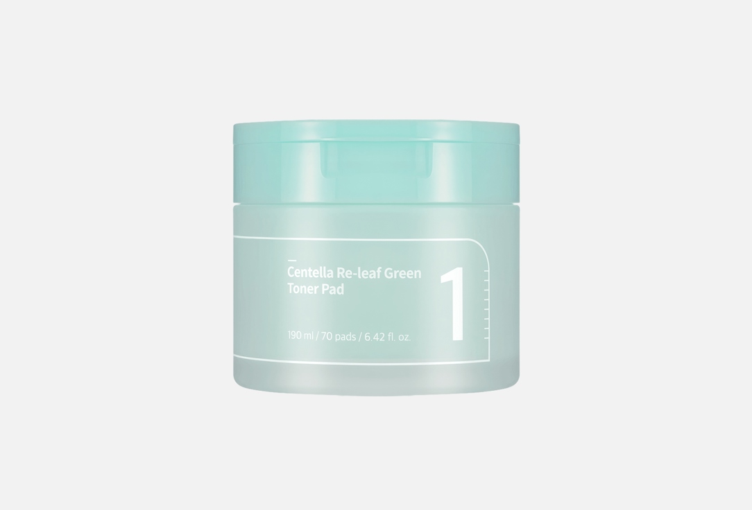 NUMBUZIN Numbuzin No.1 Centella Re-Leaf Green Toner Pad 190Ml / 70 Pads 1 Centella Re-Leaf Green
