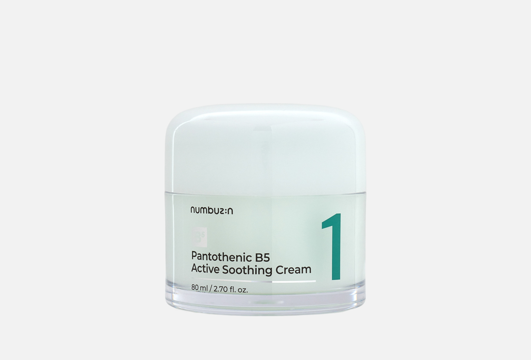 NUMBUZIN Numbuzin No.1 Pantothenic B5 Active Soothing Cream 80Ml 1 Pantothenic B5 Active