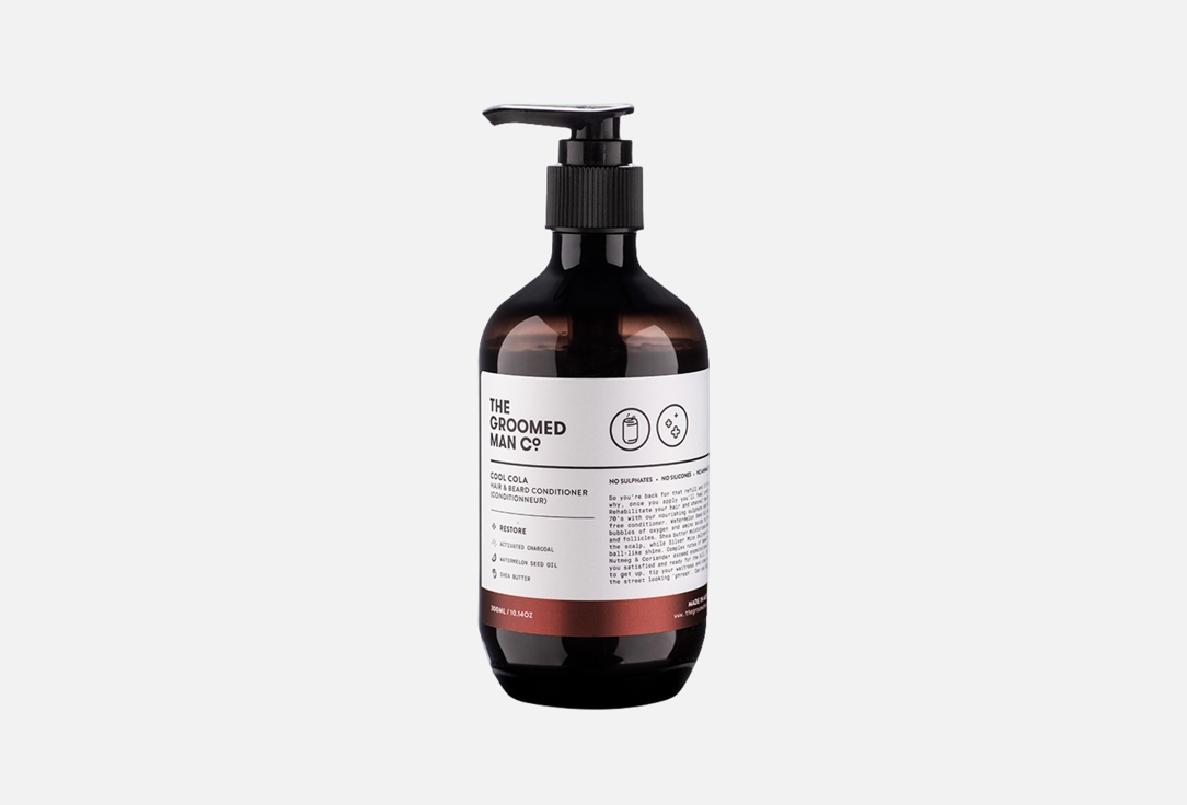 The Groomed Man Co Hair and Beard Conditioner Cool Cola