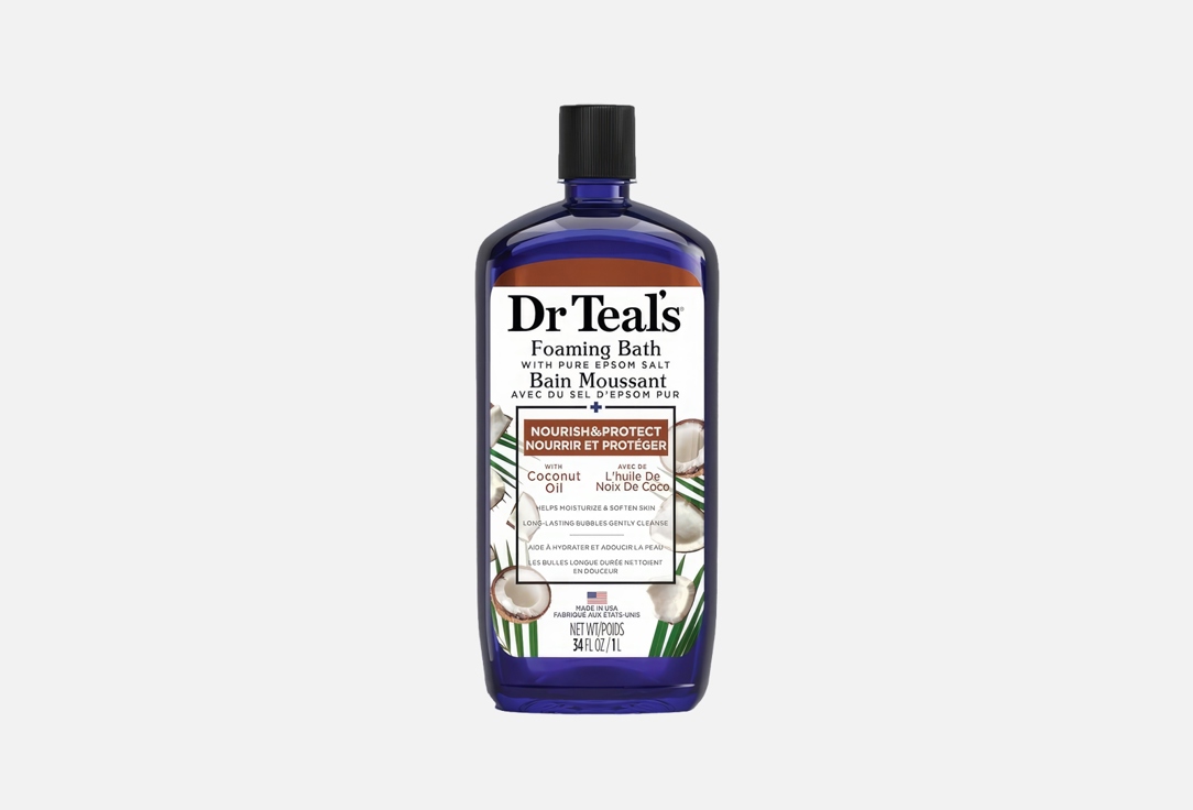 DR TEALS Foaming Bath Coconut Oil 1 l DR TEALS Foaming Bath Coconut Oil