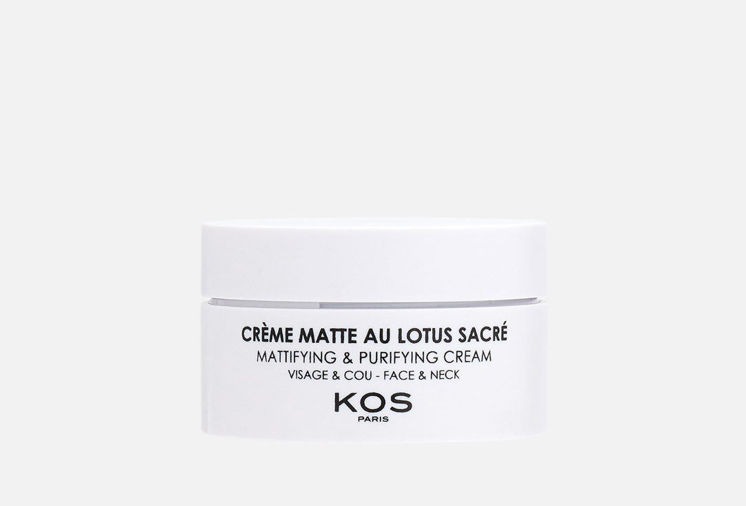 KOS PARIS Mattifying Cream for oily skin Purifying Cream