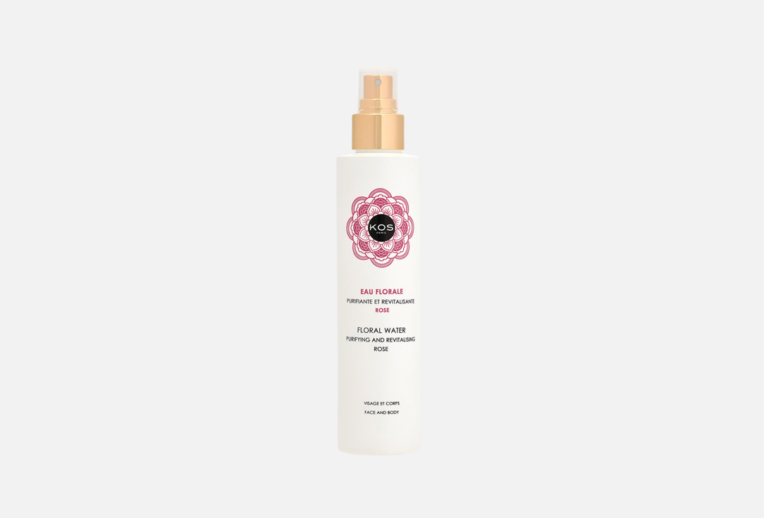 KOS PARIS Refreshing Face Spray Floral Water Rose