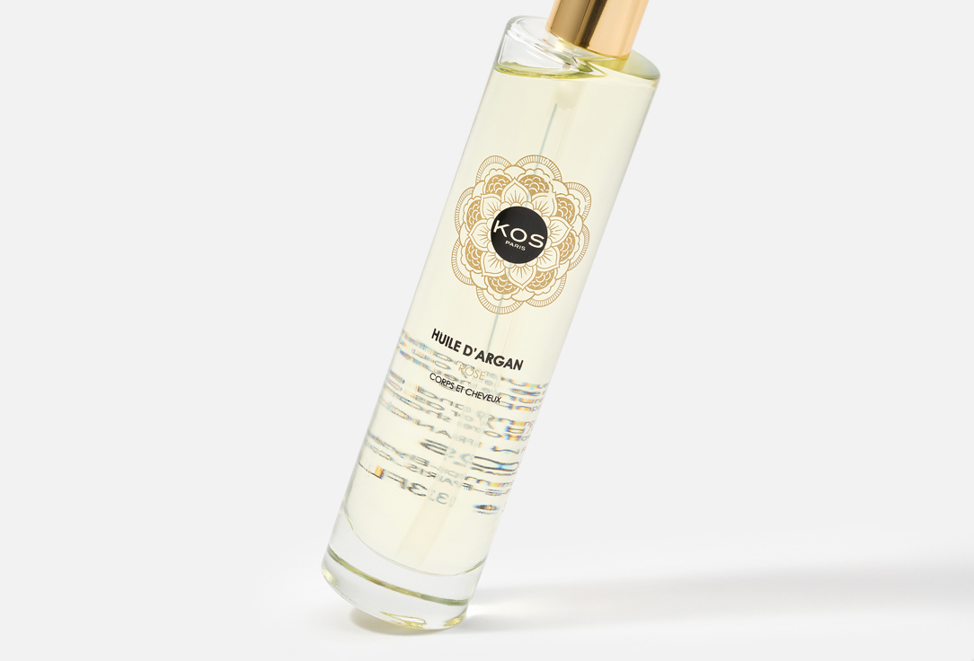 KOS PARIS Moisturizing Hair & Body Oil Rose