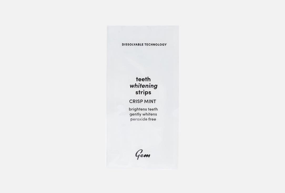 GEM Teeth Whitening Strips Crisp Mint