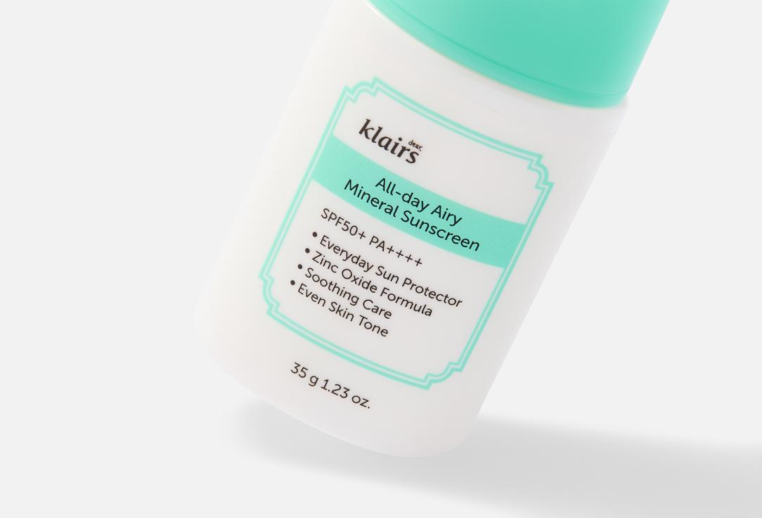 Dear, klairs Face cream SPF50+ PA++++ All-day Airy Mineral