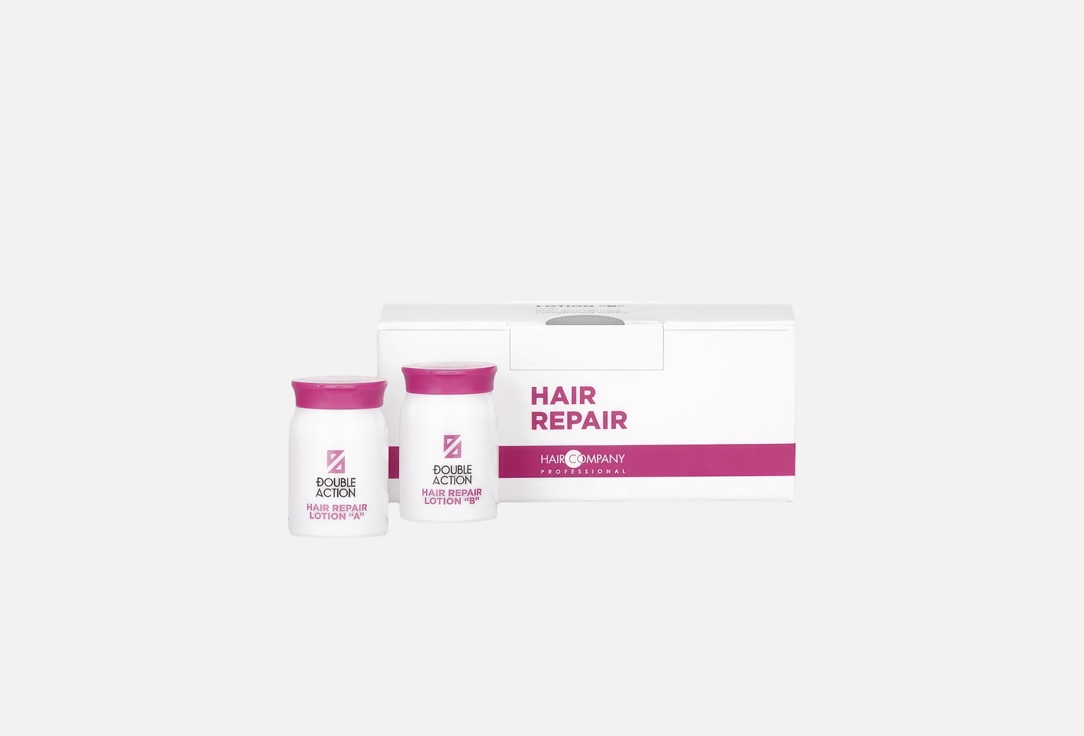 Hair Company Professional Repairing Hair Ampoules Double Action Hair Repair A + B