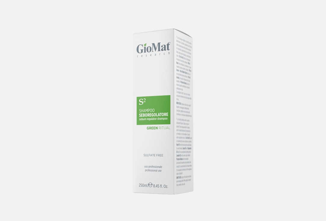 GioMat Shampoo S2 SEBUM REGULATOR SHAMPOO 250 ml GioMat Shampoo S2 SEBUM REGULATOR SHAMPOO