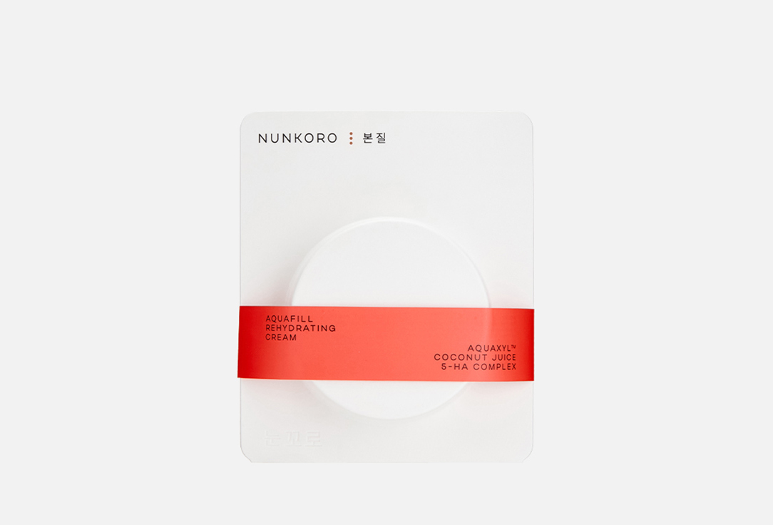 NUNKORO Ultra-Hydrating Face Cream Aquafill rehydrating cream