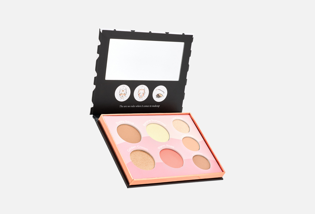BASSAM FATTOUH Contour and highlighter palette The blur kit 2