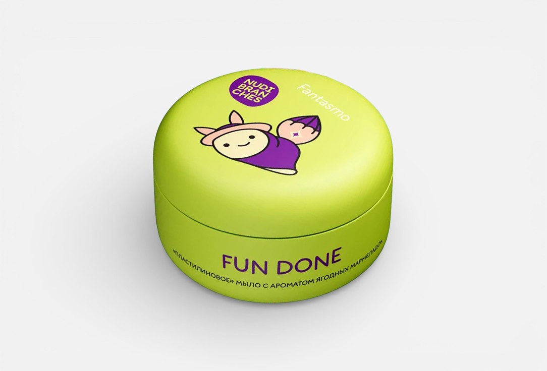 Nudibranches modelling soap FUN DONE! gummy berries flavor modelling soap 150 g Nudibranches modelling soap FUN DONE! gummy berries flavor modelling soap