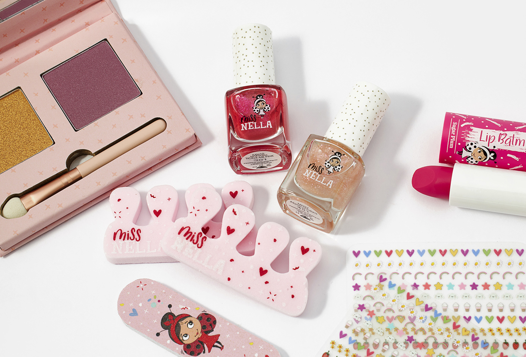 Miss Nella Beauty set for kids Fairy case Pink 11 pcs Miss Nella Beauty set for kids Fairy case