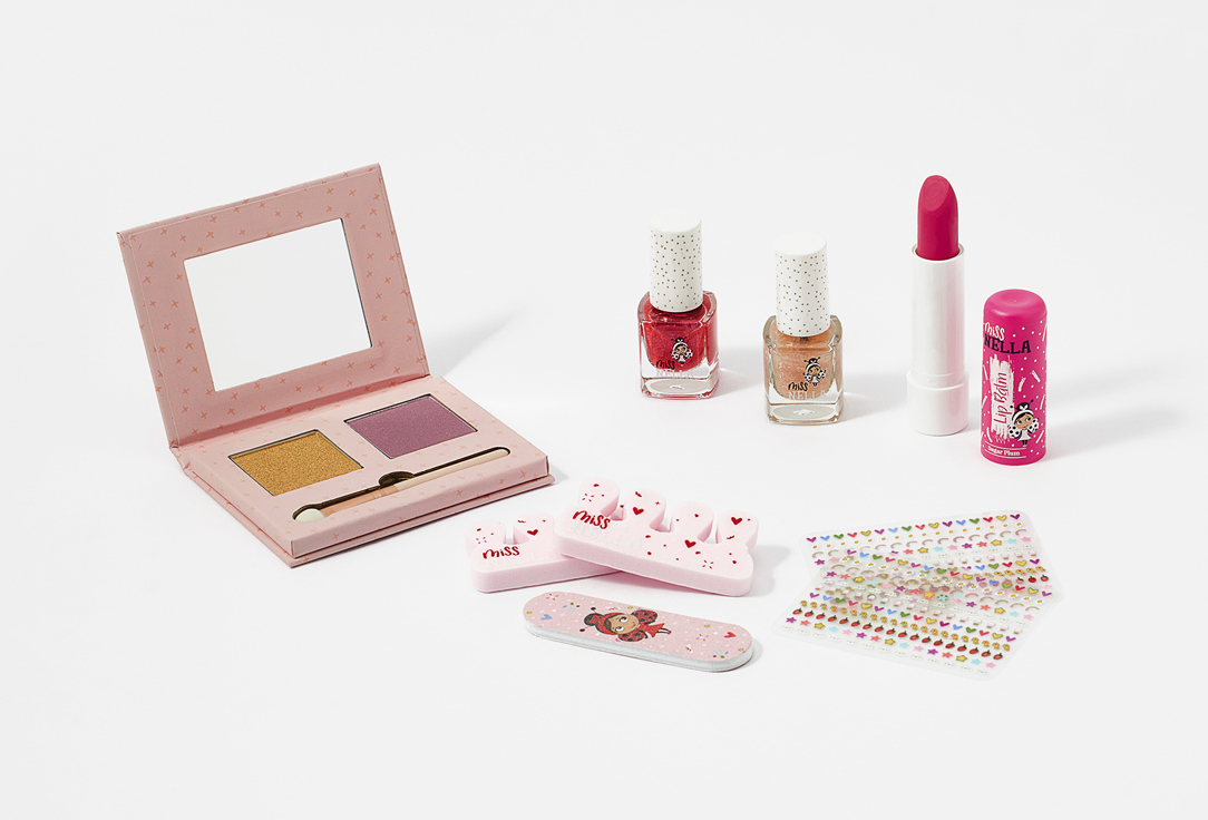 Miss Nella Beauty set for kids Fairy case Pink 11 pcs Miss Nella Beauty set for kids Fairy case