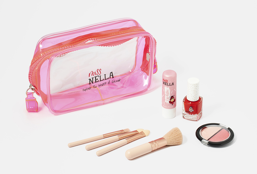 Miss Nella Beauty set for kids Girly Girl Essentials Pink Edition 7 pcs Miss Nella Beauty set for kids Girly Girl Essentials Pink Edition