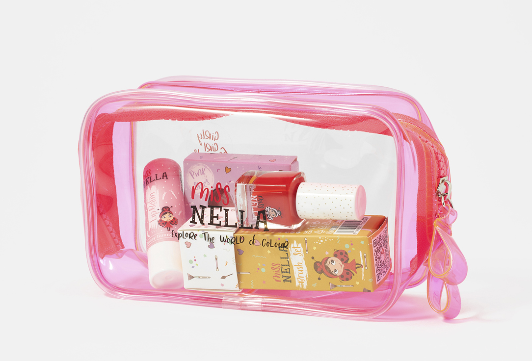 Miss Nella Beauty set for kids Girly Girl Essentials Pink Edition 7 pcs Miss Nella Beauty set for kids Girly Girl Essentials Pink Edition