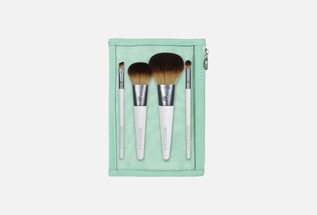 EcoTools Make-up Brush Kit On-The-Go Style 5 pcs EcoTools Make-up Brush Kit On-The-Go Style