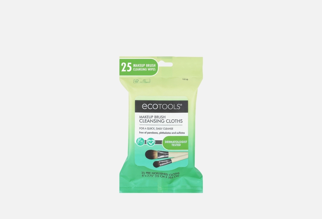 EcoTools Brush Cleansing Wipes Make-up Brush Cleansing Cloths