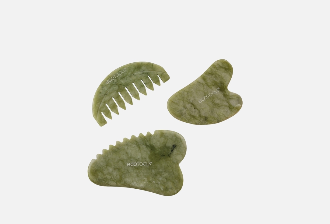 EcoTools Face, Body & Scalp Guasha Set Limited Edition Gua Sha Kit 3 pcs EcoTools Face, Body & Scalp Guasha Set Limited Edition Gua Sha Kit