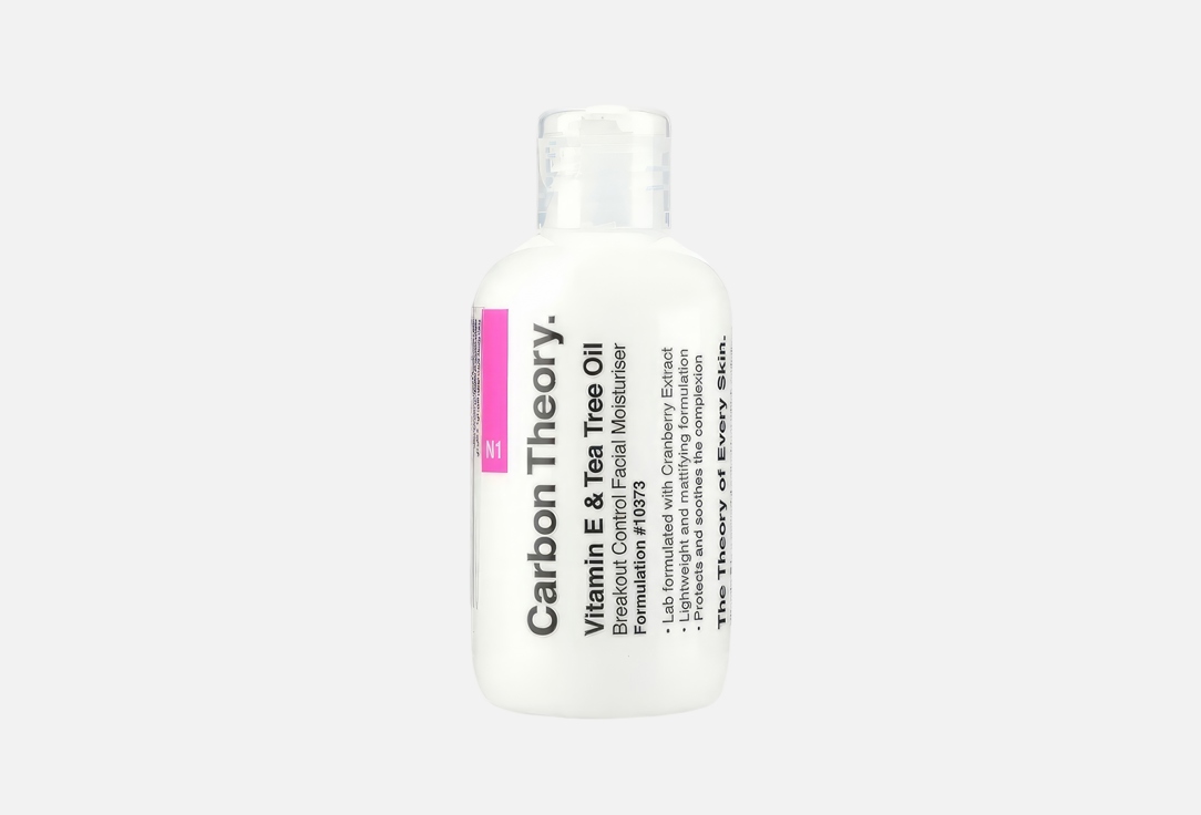 CARBON THEORY Moisturizing & Soothing Face Cream Vitamin E & Tea Tree Oil 100 ml CARBON THEORY Moisturizing & Soothing Face Cream Vitamin E & Tea Tree Oil