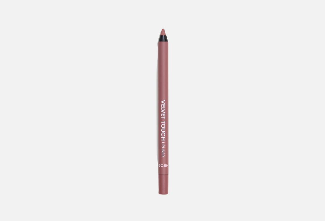 Gosh Waterproof matte lip liner pencil Velvet touch 002, Antique rose 1.2 g Gosh Waterproof matte lip liner pencil Velvet touch