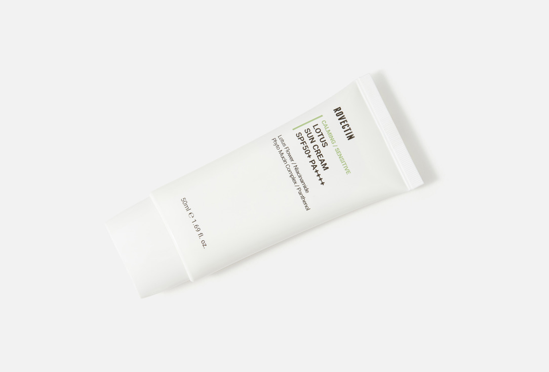 Rovectin Calming Sunscreen Cream SPF50+ PA++++ Lotus 50 ml Rovectin Calming Sunscreen Cream SPF50+ PA++++ Lotus