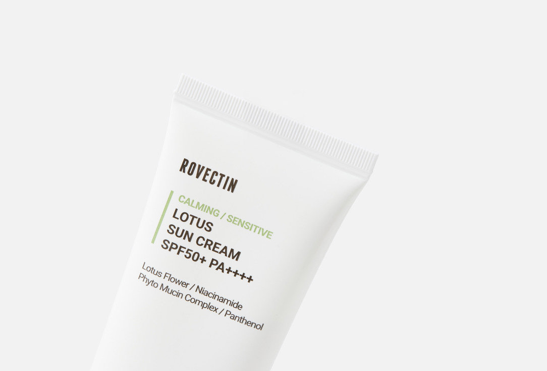 Rovectin Calming Sunscreen Cream SPF50+ PA++++ Lotus 50 ml Rovectin Calming Sunscreen Cream SPF50+ PA++++ Lotus