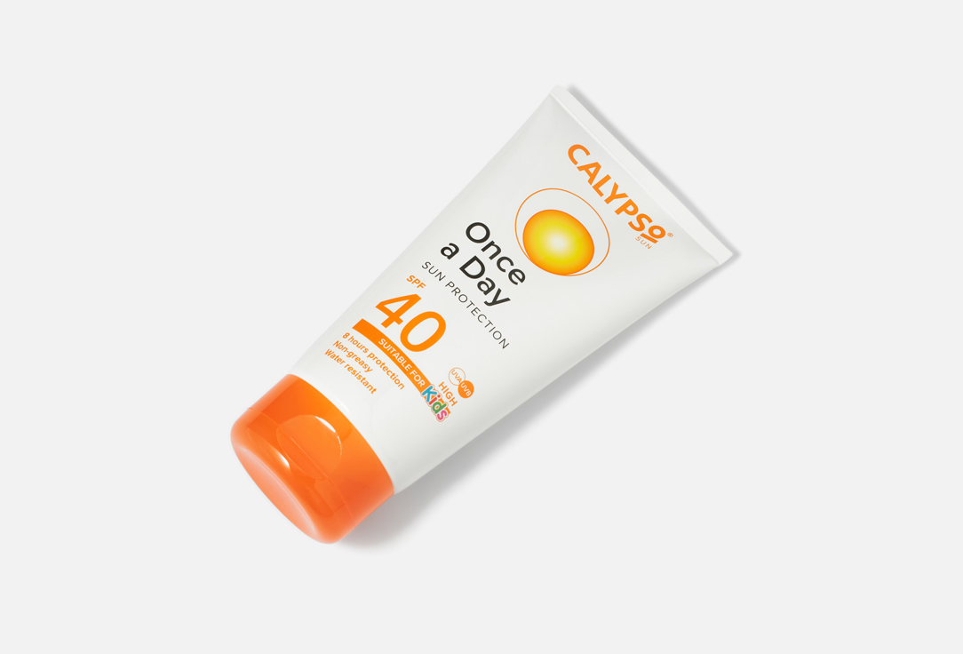 Calypso Kids' Daily Sun Protection Lotion SPF40 Kids Once a Day