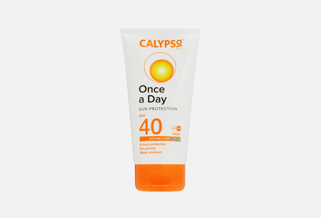 Calypso Kids' Daily Sun Protection Lotion SPF40 Kids Once a Day