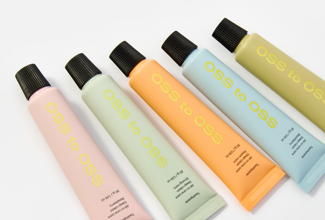 oss to oss Toothpaste set What's your flavor