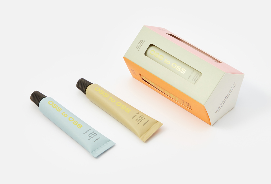 oss to oss Toothpaste set What's your flavor