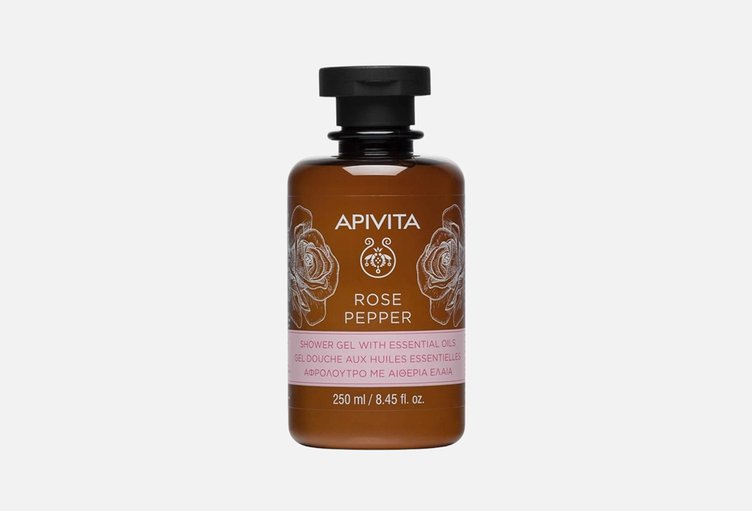 APIVITA Shower Gel ROSE & PEPPER 250 ml APIVITA Shower Gel ROSE & PEPPER