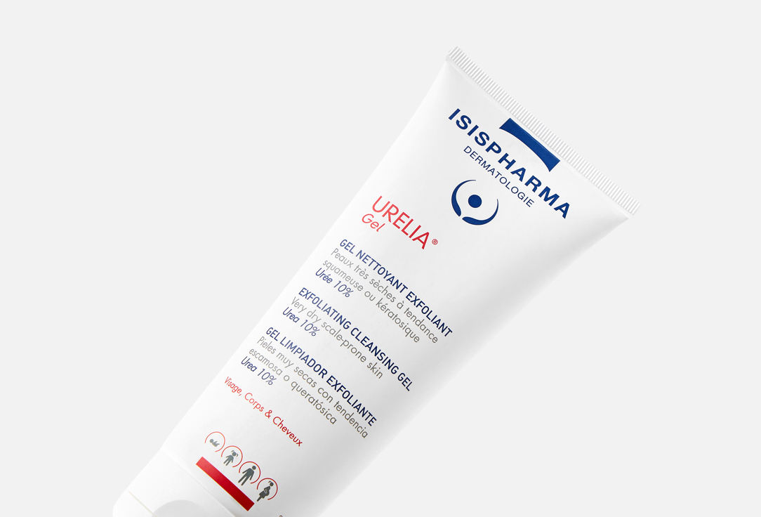 ISISPHARMA DERMATOLOGIE Exfoliating cleansing gel URELIA Gel 200 ml ISISPHARMA DERMATOLOGIE Exfoliating cleansing gel URELIA Gel