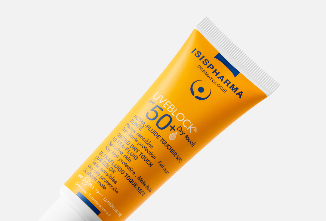 ISISPHARMA DERMATOLOGIE Tinted fluid SPF50+ UVEBLOCK Dry Touch Tinted Claire/Light 40 ml ISISPHARMA DERMATOLOGIE Tinted fluid SPF50+ UVEBLOCK Dry Touch Tinted