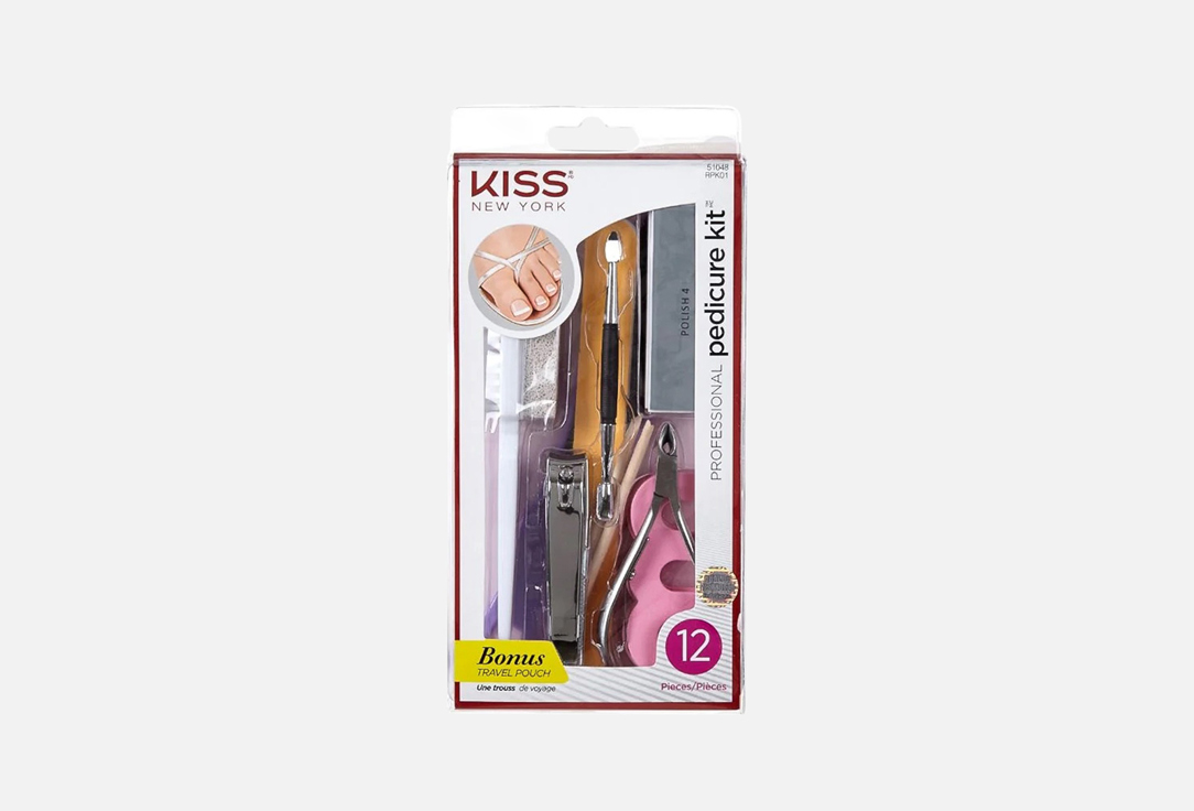 KISS NEW YORK Professional Professional PEDICURE SET Pedicure Kit