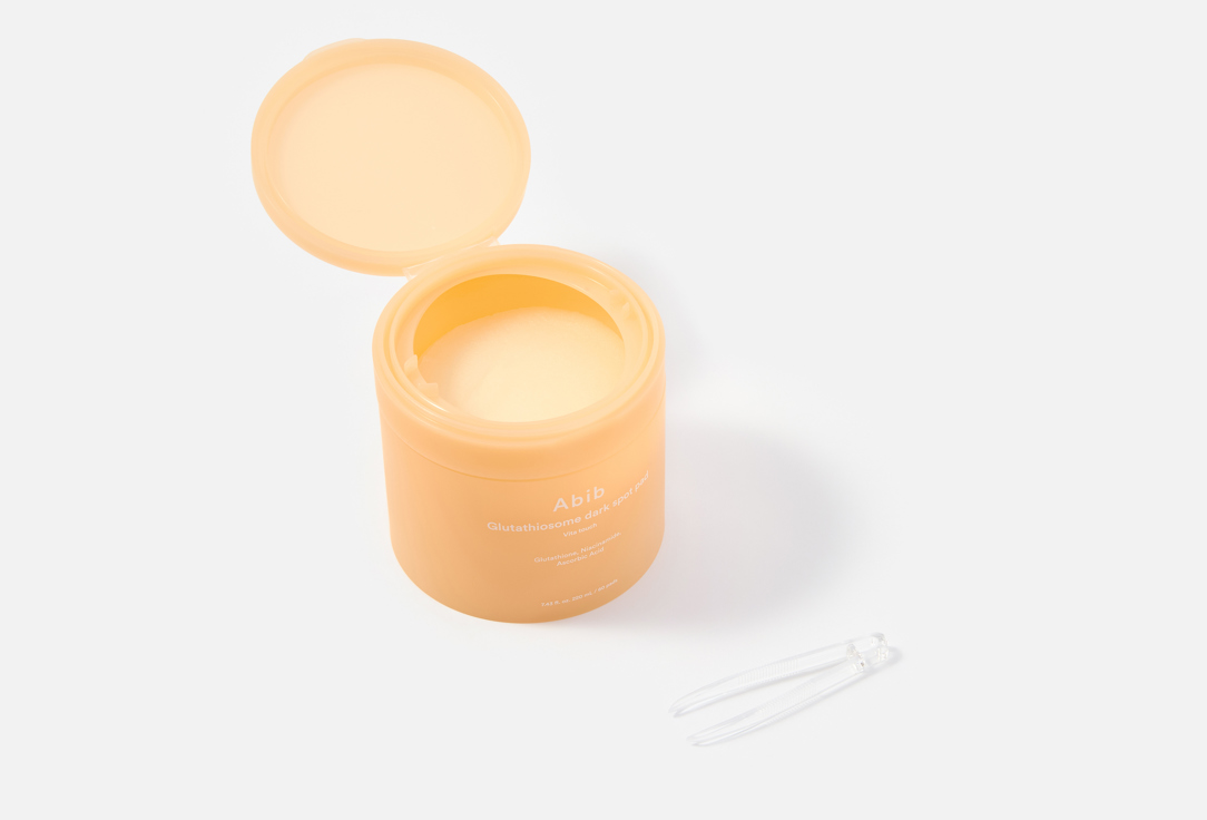 ABIB Диски для выравнивания тона кожи лица Glutathiosome Vita touch