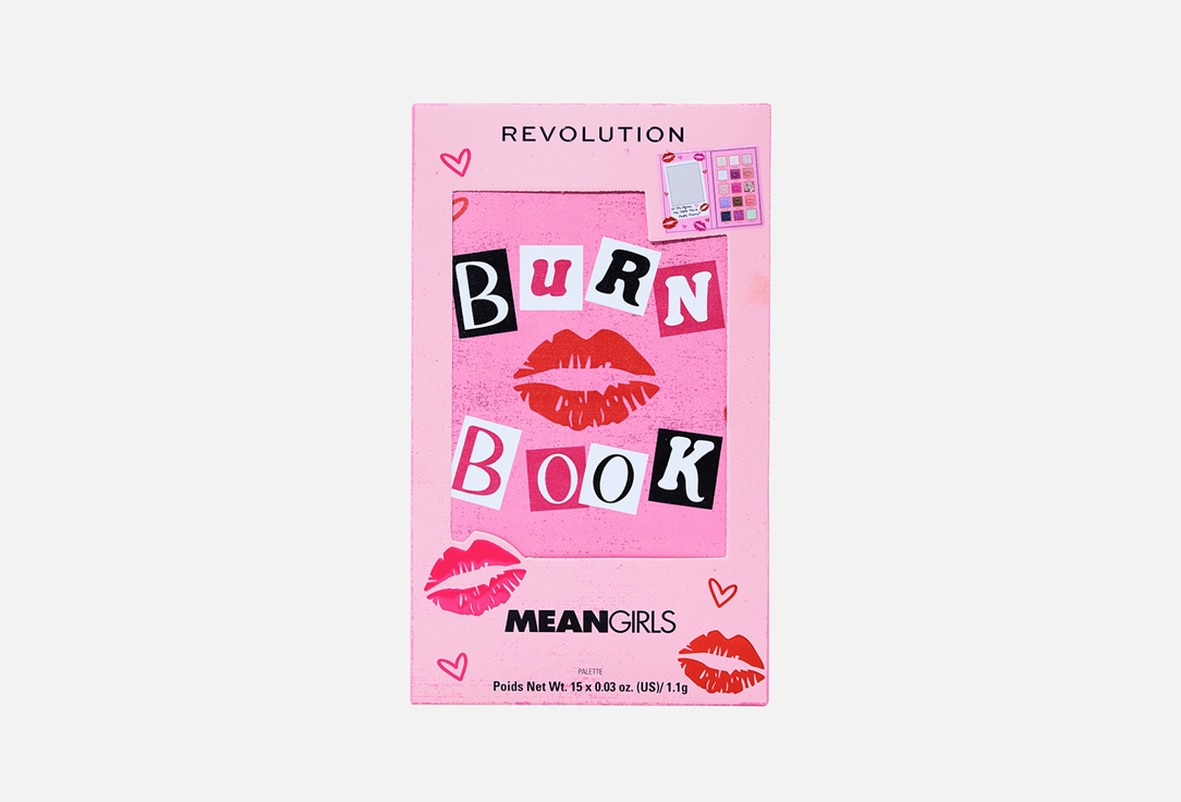 MakeUp Revolution Eyeshadow Palette Burn Book Palette